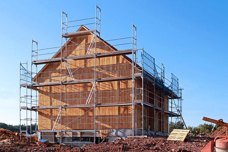 Placement du bardage en bois